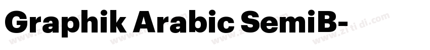 Graphik Arabic SemiB字体转换